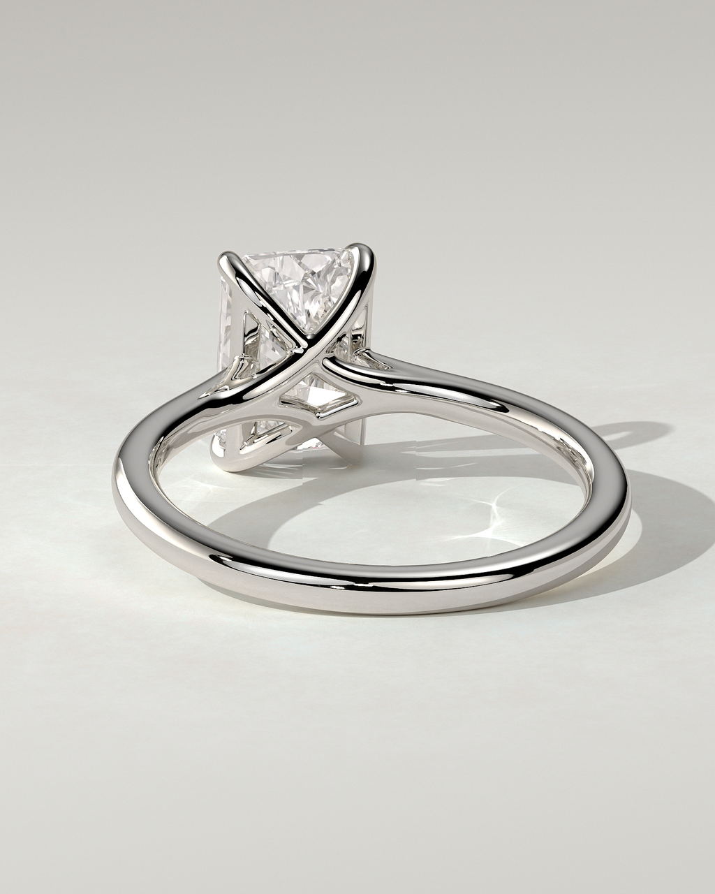 Dakota Solitaire Radiant Ring