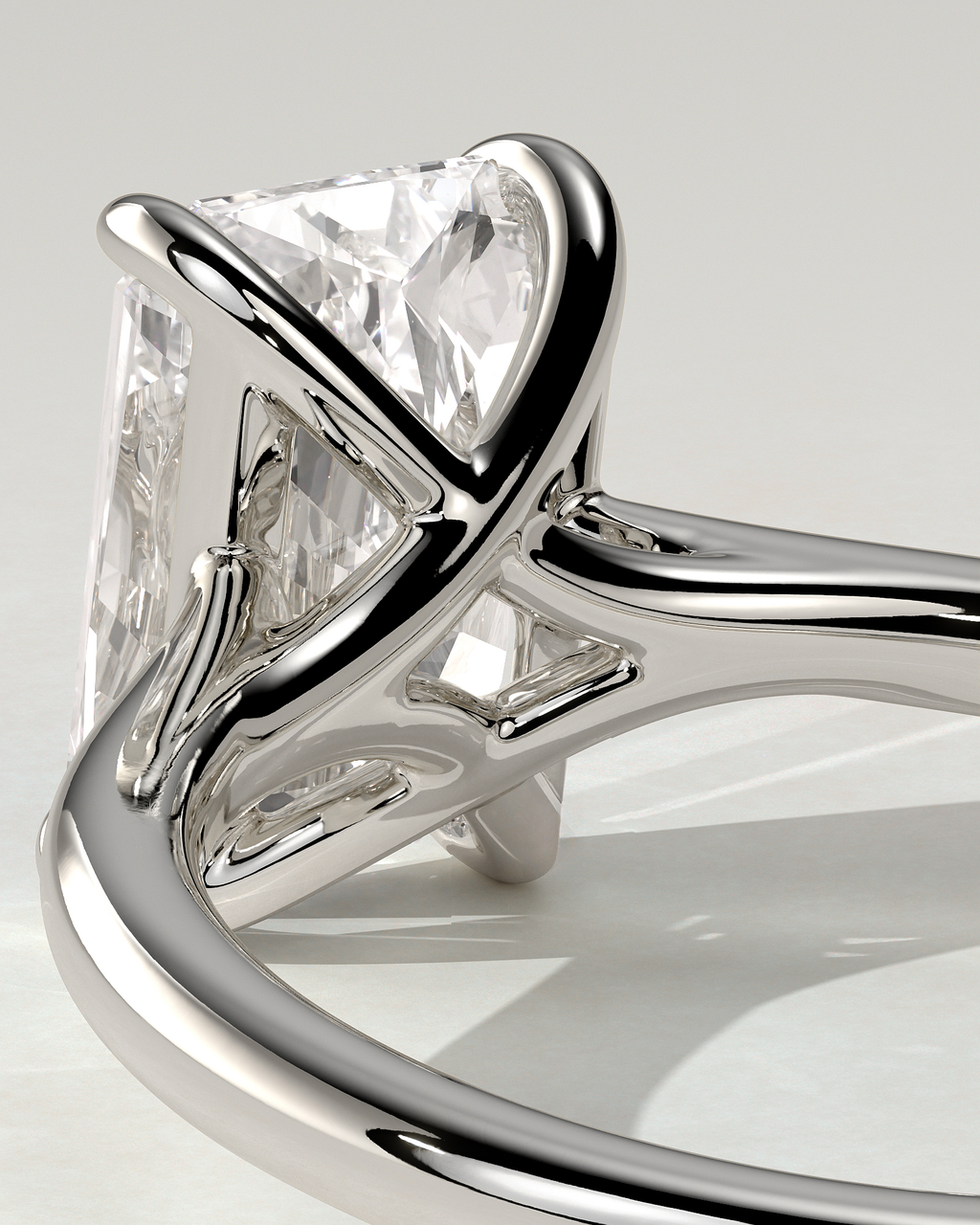 Dakota Solitaire Radiant Ring