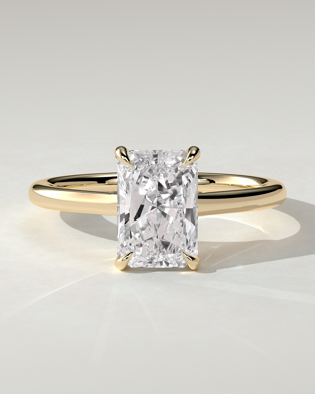 Dakota Solitaire Radiant Ring