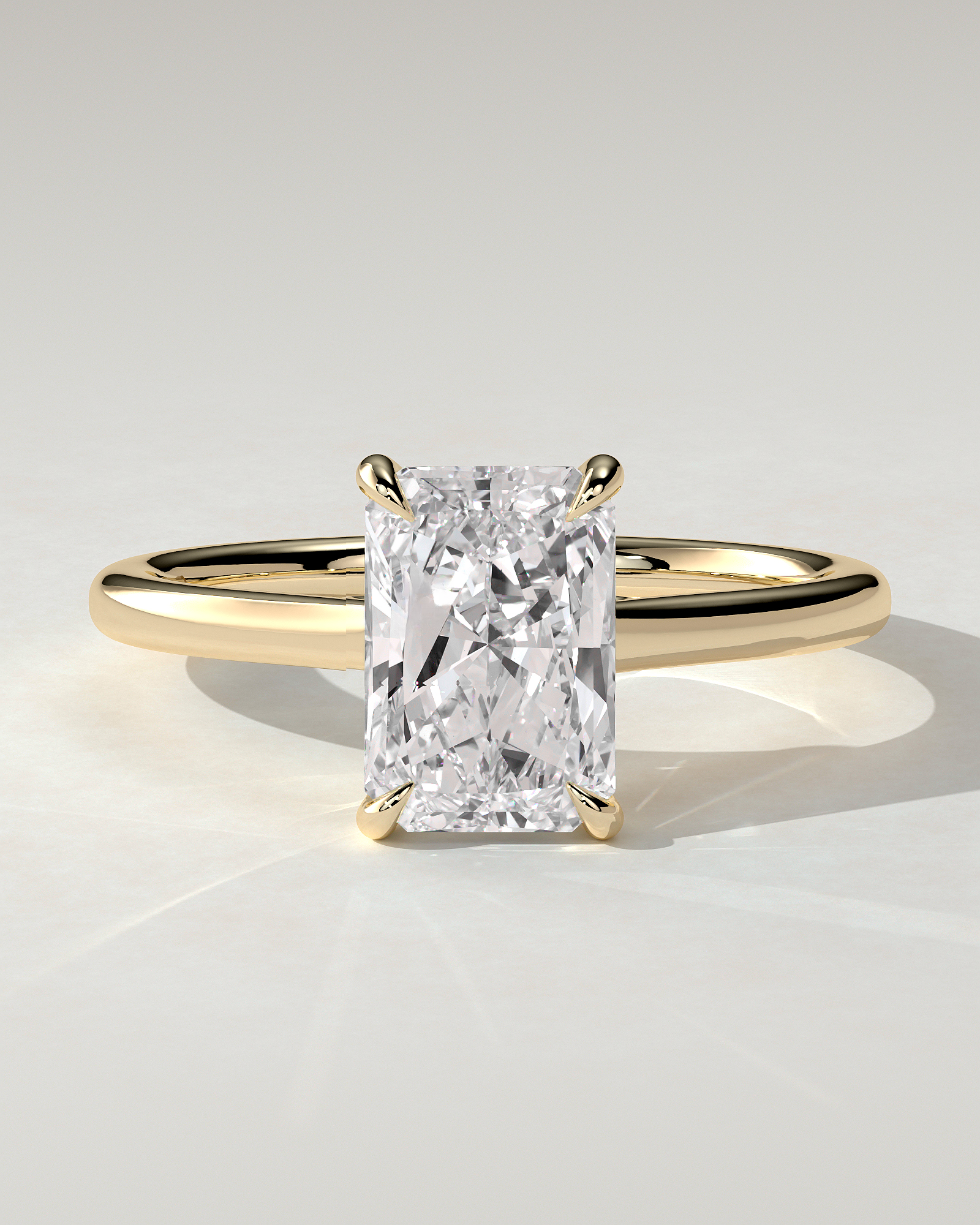 Dakota Solitaire Radiant Ring