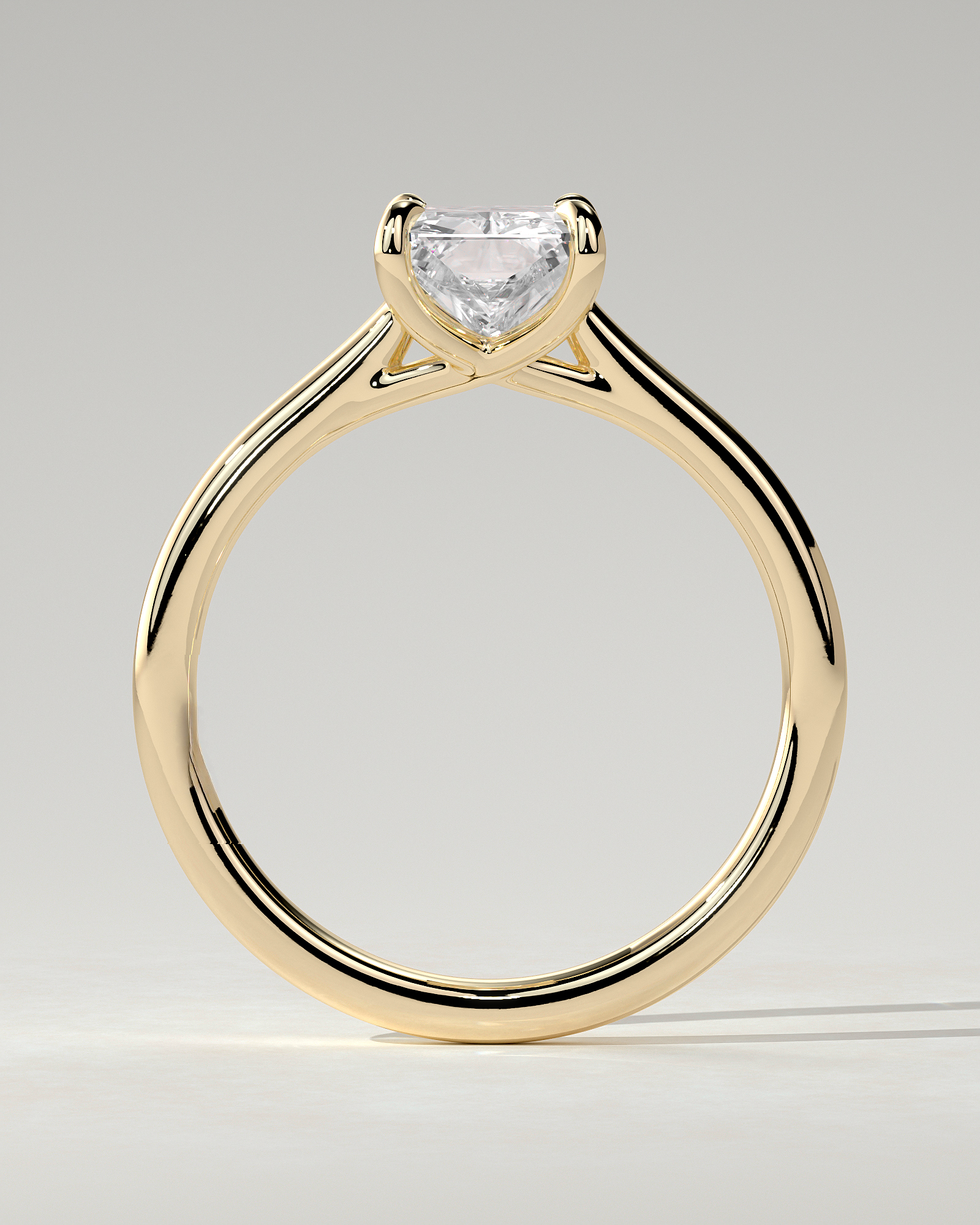 Dakota Solitaire Radiant Ring