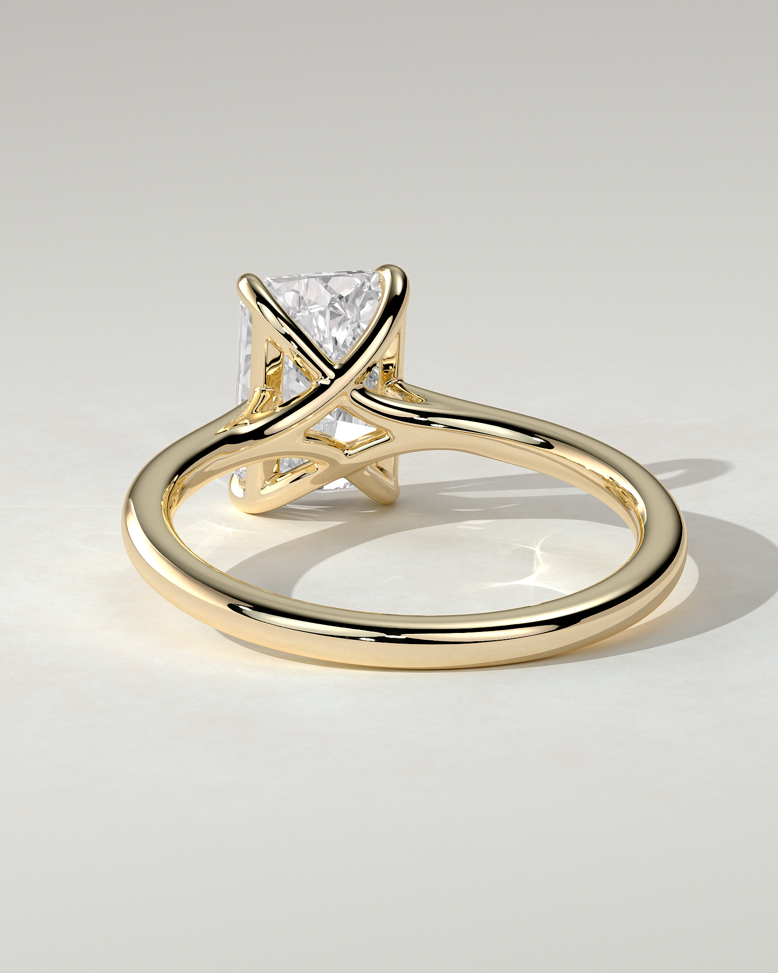 Dakota Solitaire Radiant Ring