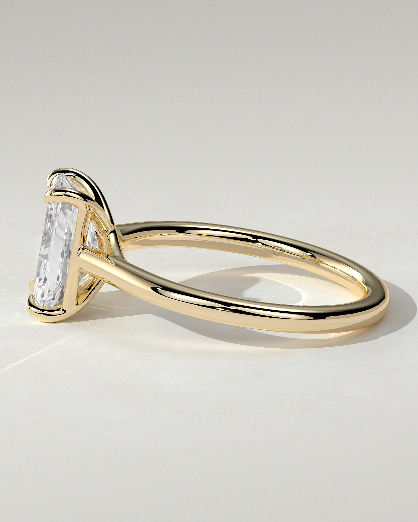 Dakota Solitaire Radiant Ring
