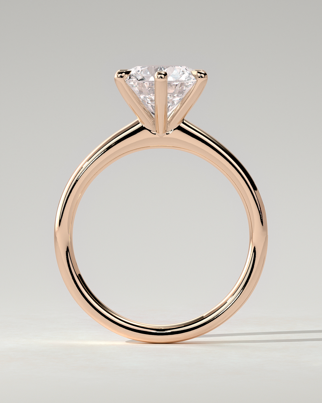 Daniela Solitaire Round Ring