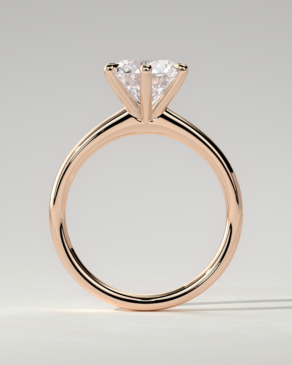 Daniela Solitaire Round Ring