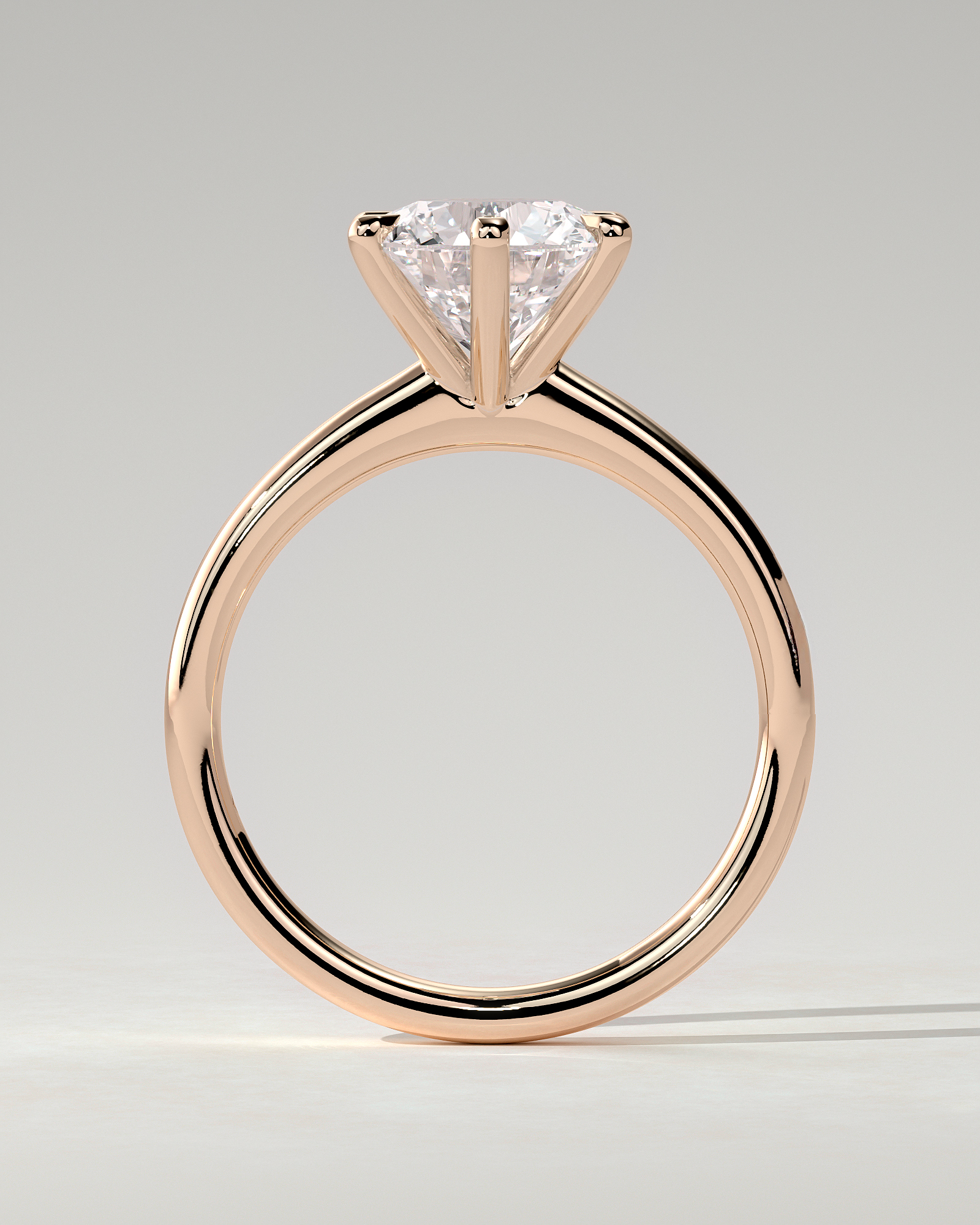 Daniela Solitaire Round Ring
