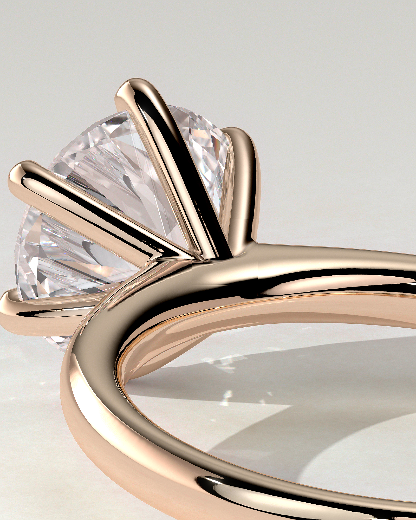 Daniela Solitaire Round Ring