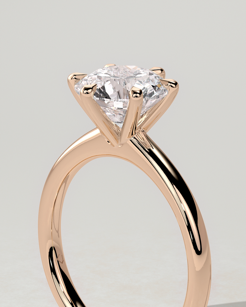 Daniela Solitaire Round Ring