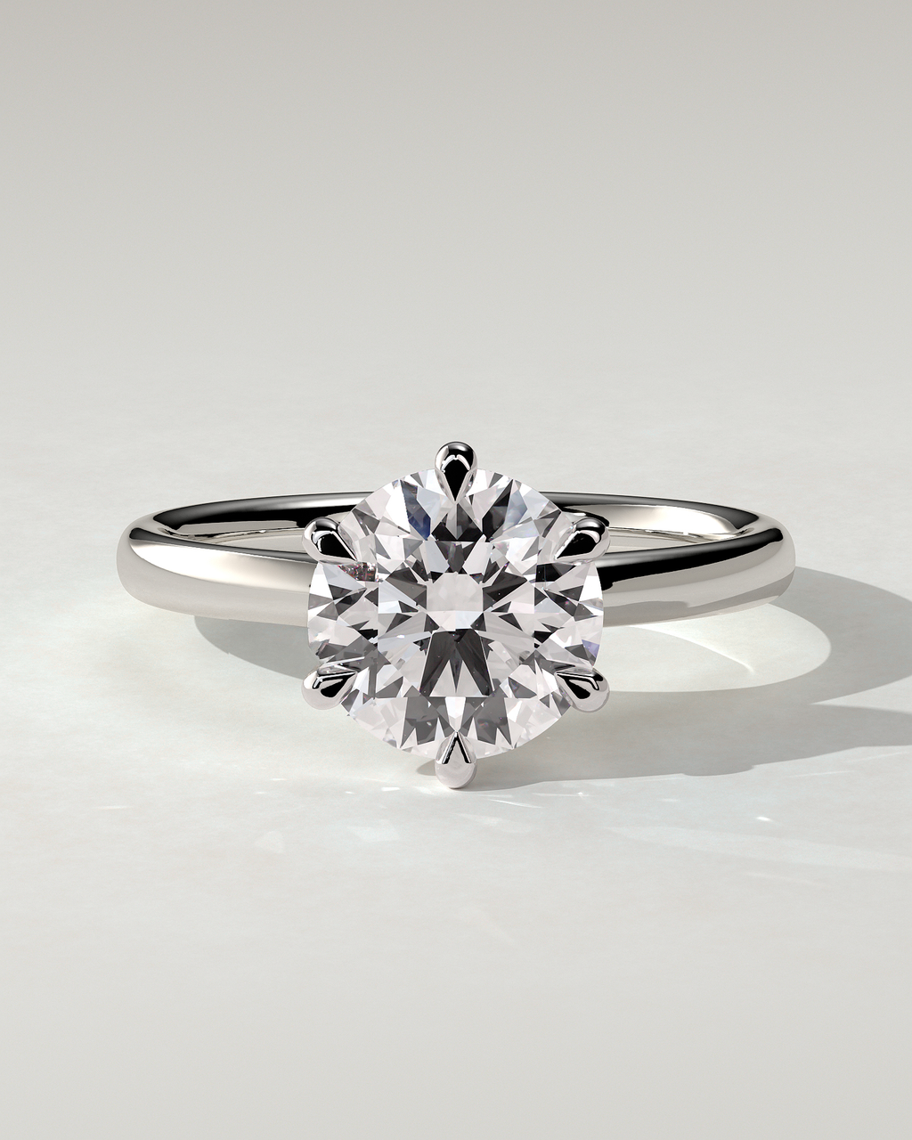 Daniela Solitaire Round Ring