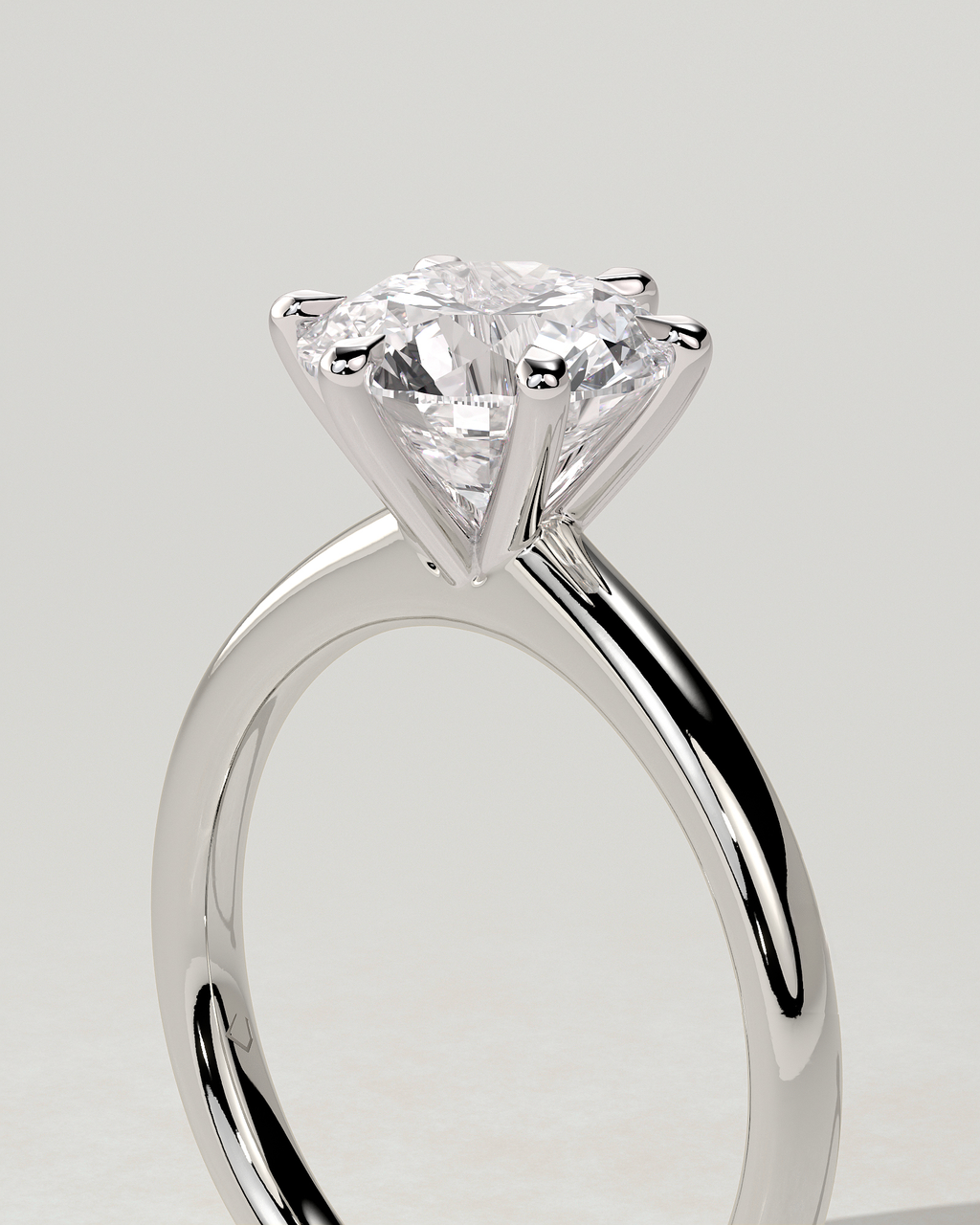 Daniela Solitaire Round Ring