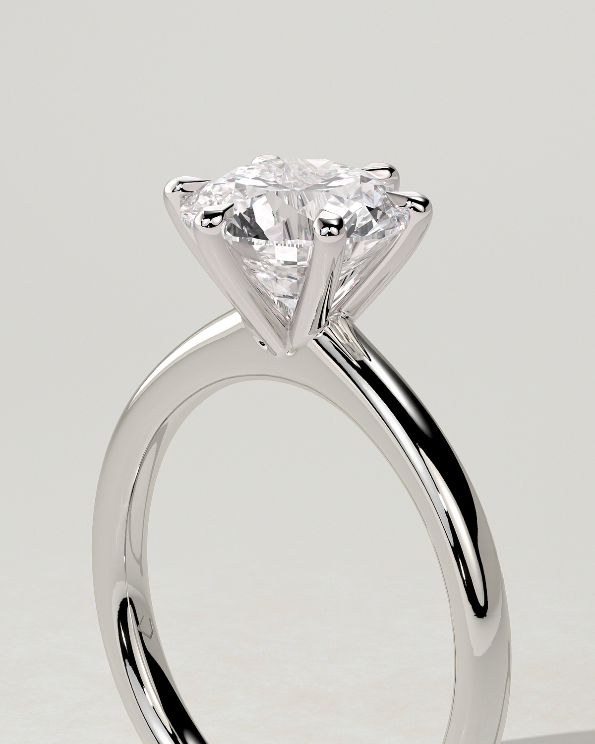 Daniela Solitaire Round Ring