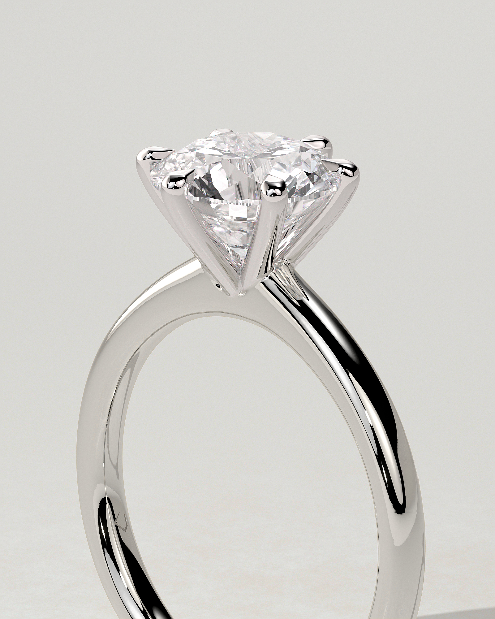 Daniela Solitaire Round Ring