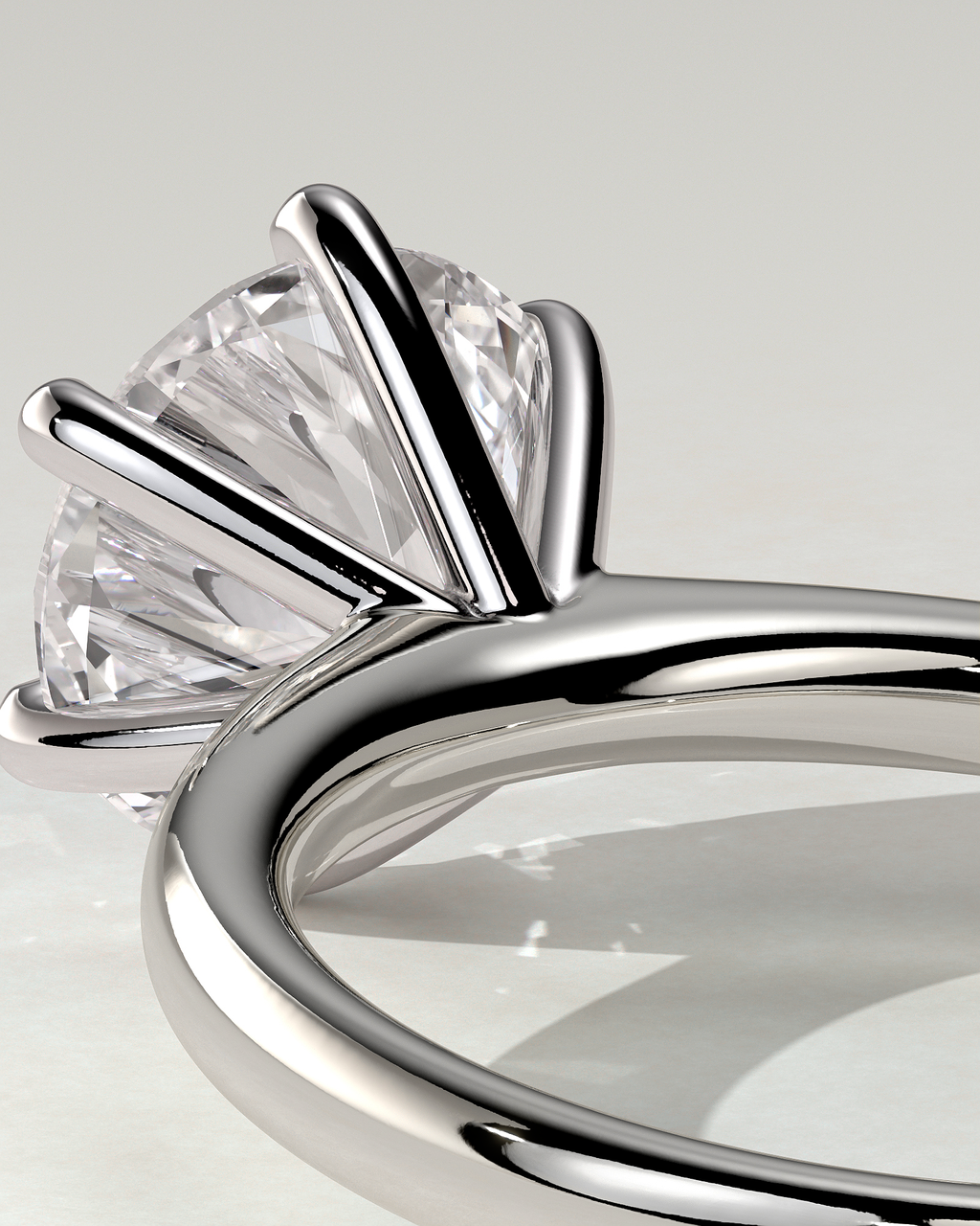 Daniela Solitaire Round Ring