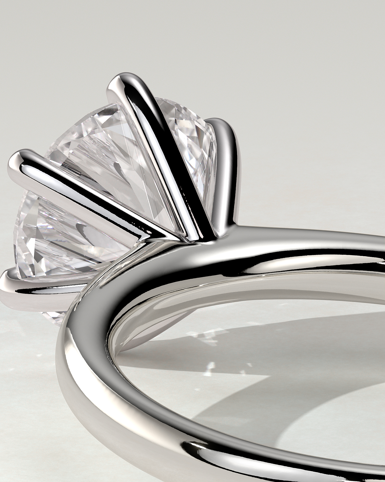 Daniela Solitaire Round Ring