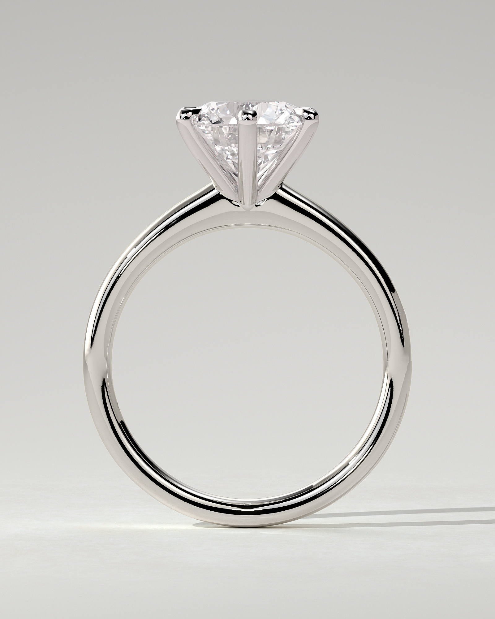 Daniela Solitaire Round Ring