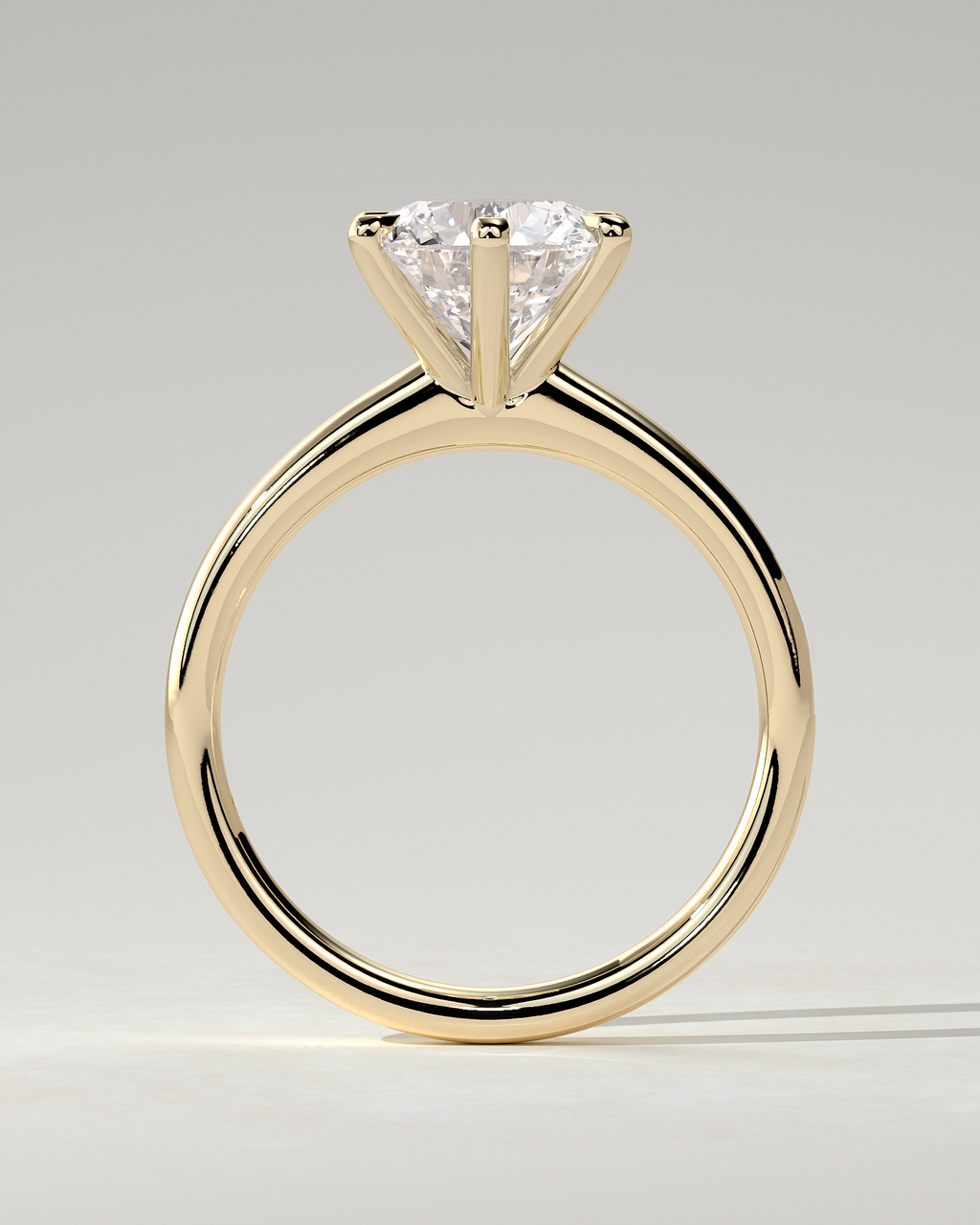 Daniela Solitaire Round Ring