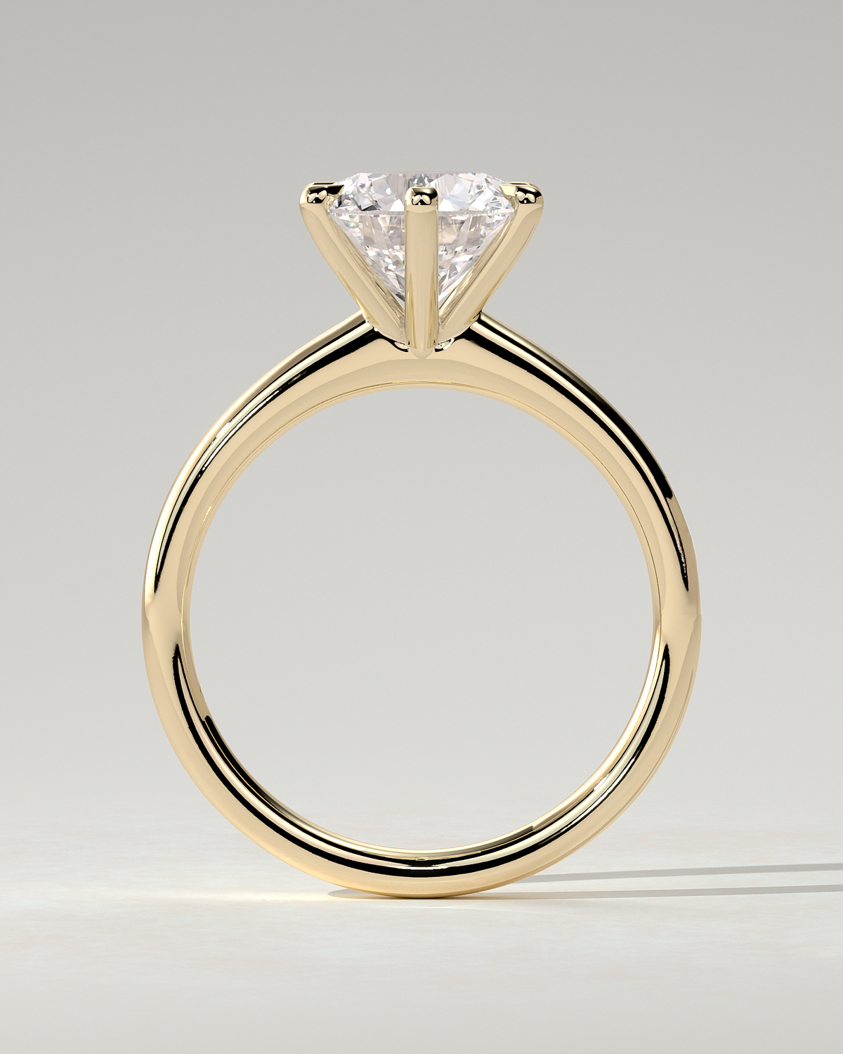 Daniela Solitaire Round Ring