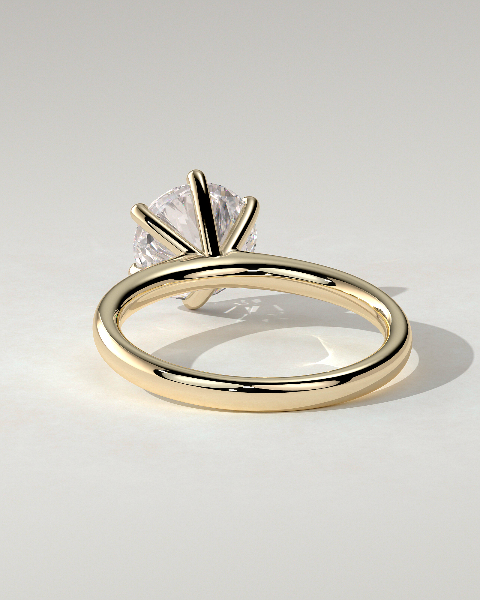 Daniela Solitaire Round Ring