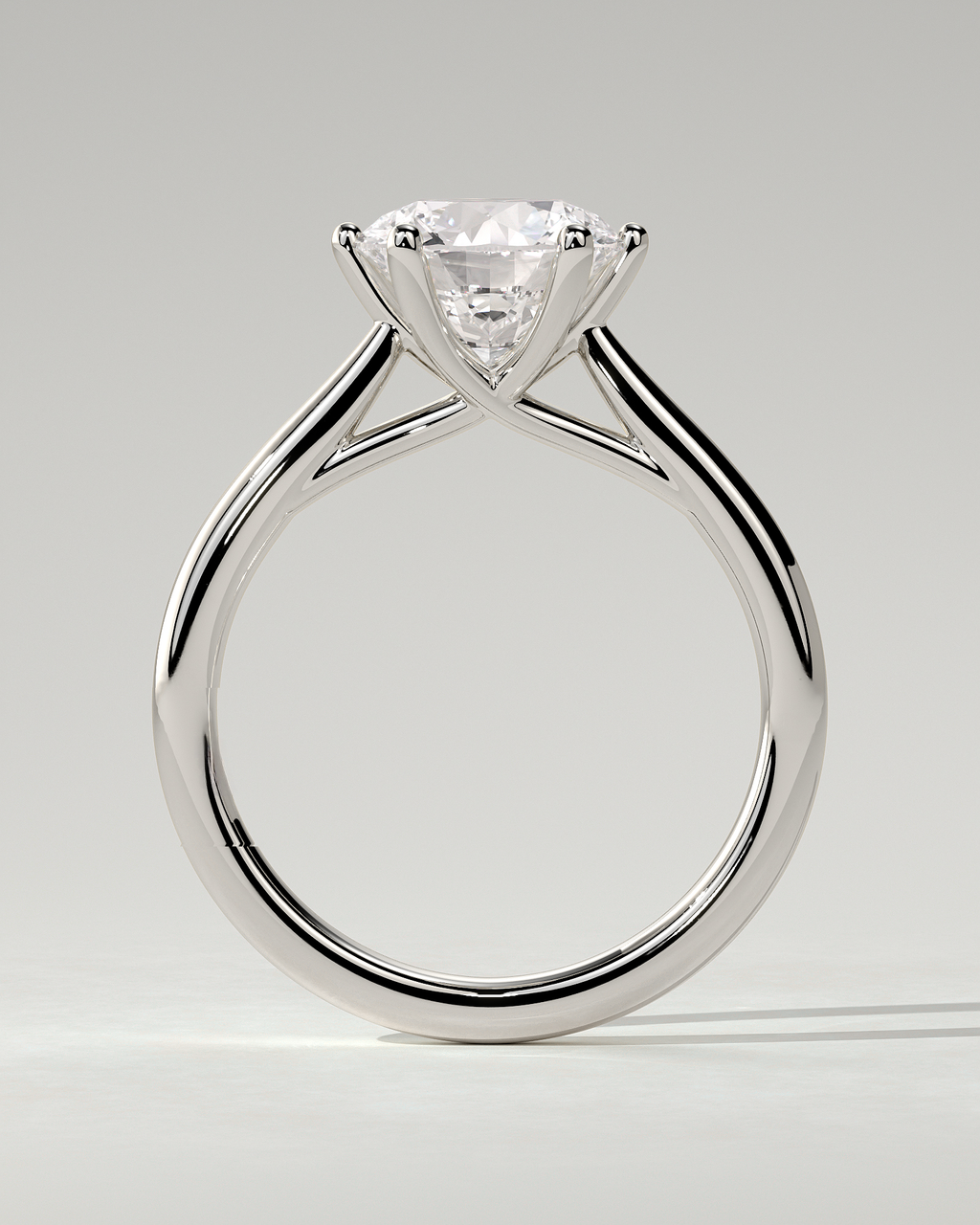 Delilah Solitaire Round Ring