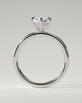 Delta Solitaire Round Ring