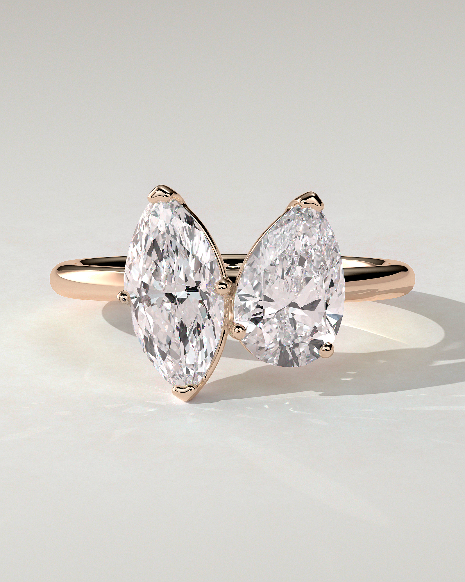 Dolly Toi Et Moi Pear Ring