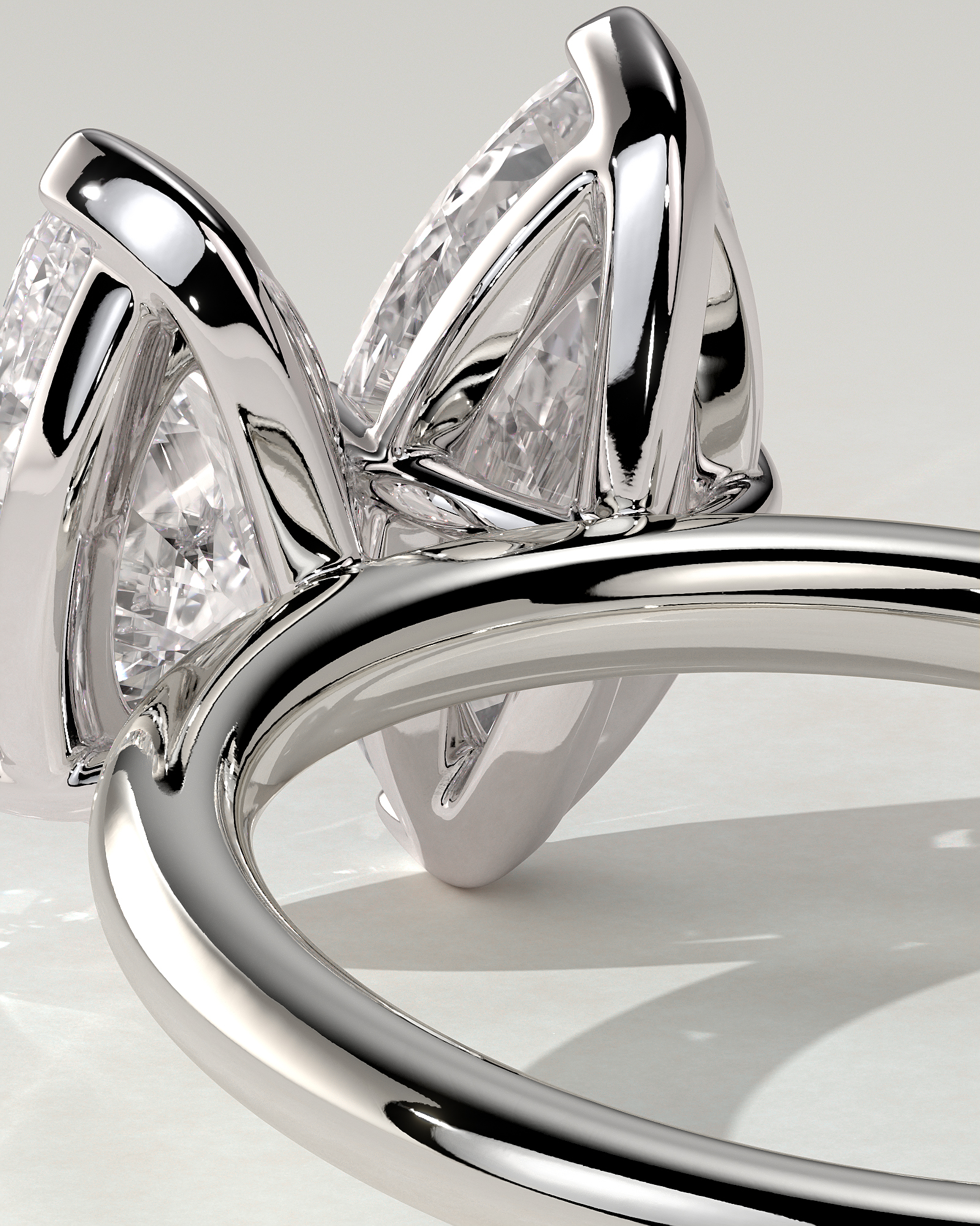 Dolly Toi Et Moi Pear Ring