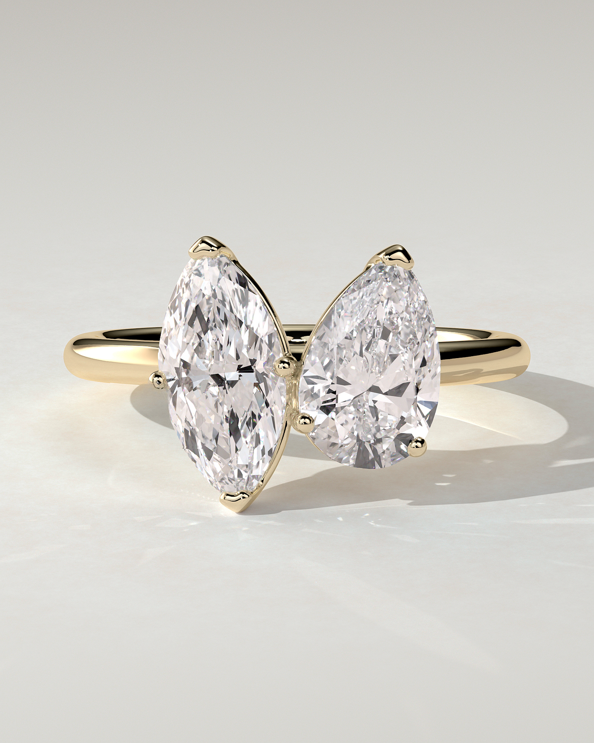 Dolly Toi Et Moi Pear Ring
