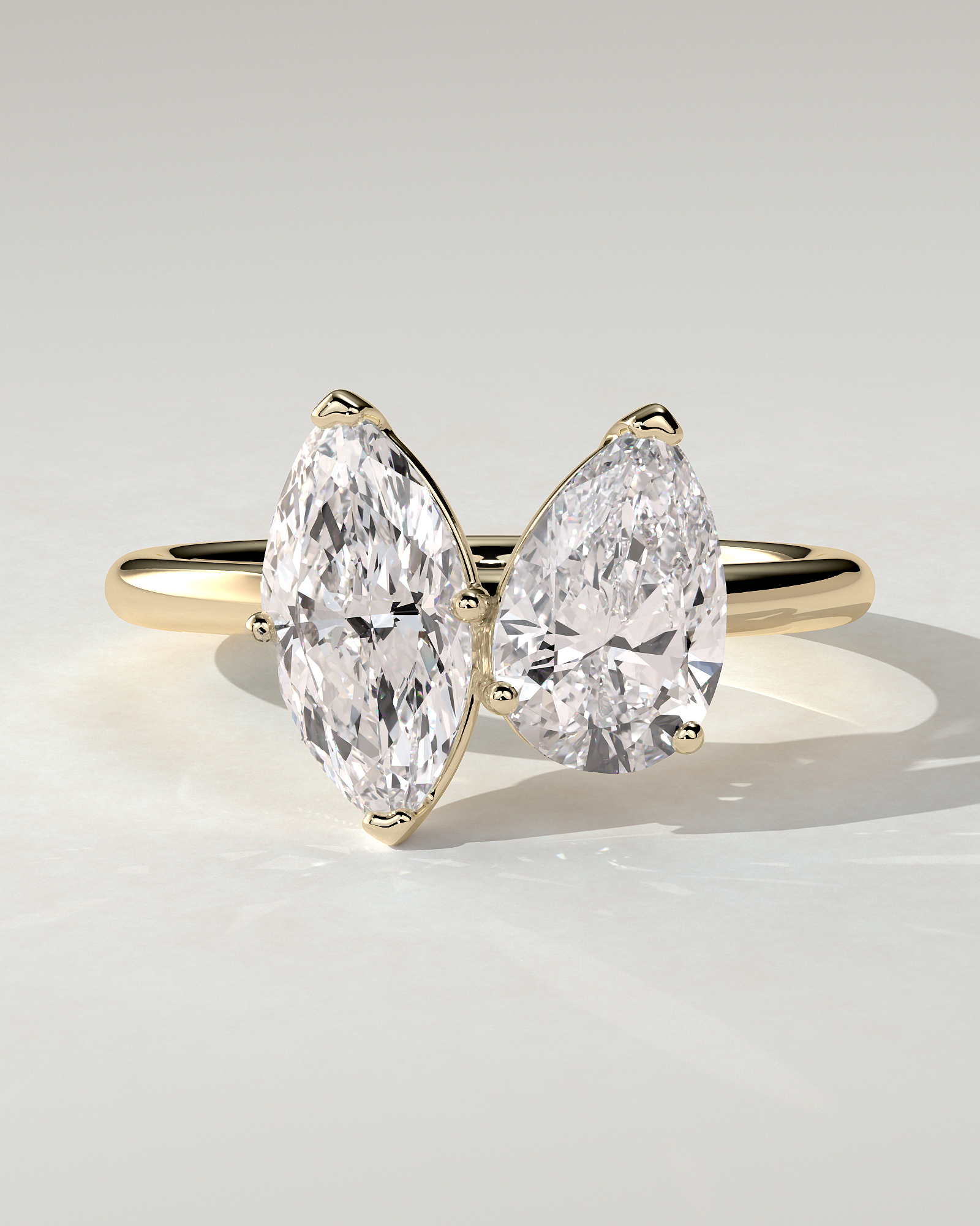 Dolly Toi Et Moi Pear Ring