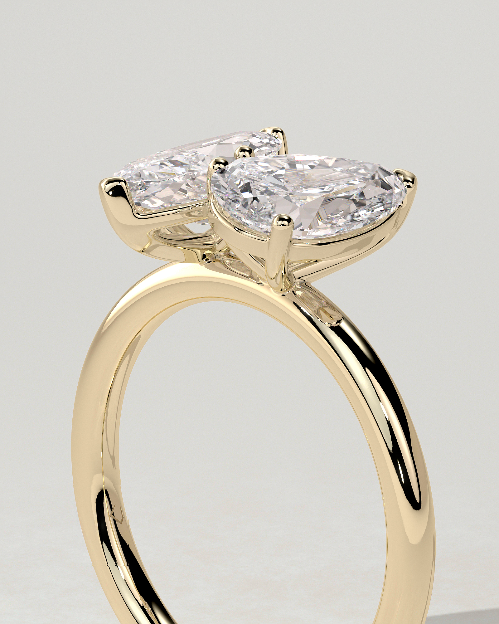 Dolly Toi Et Moi Pear Ring