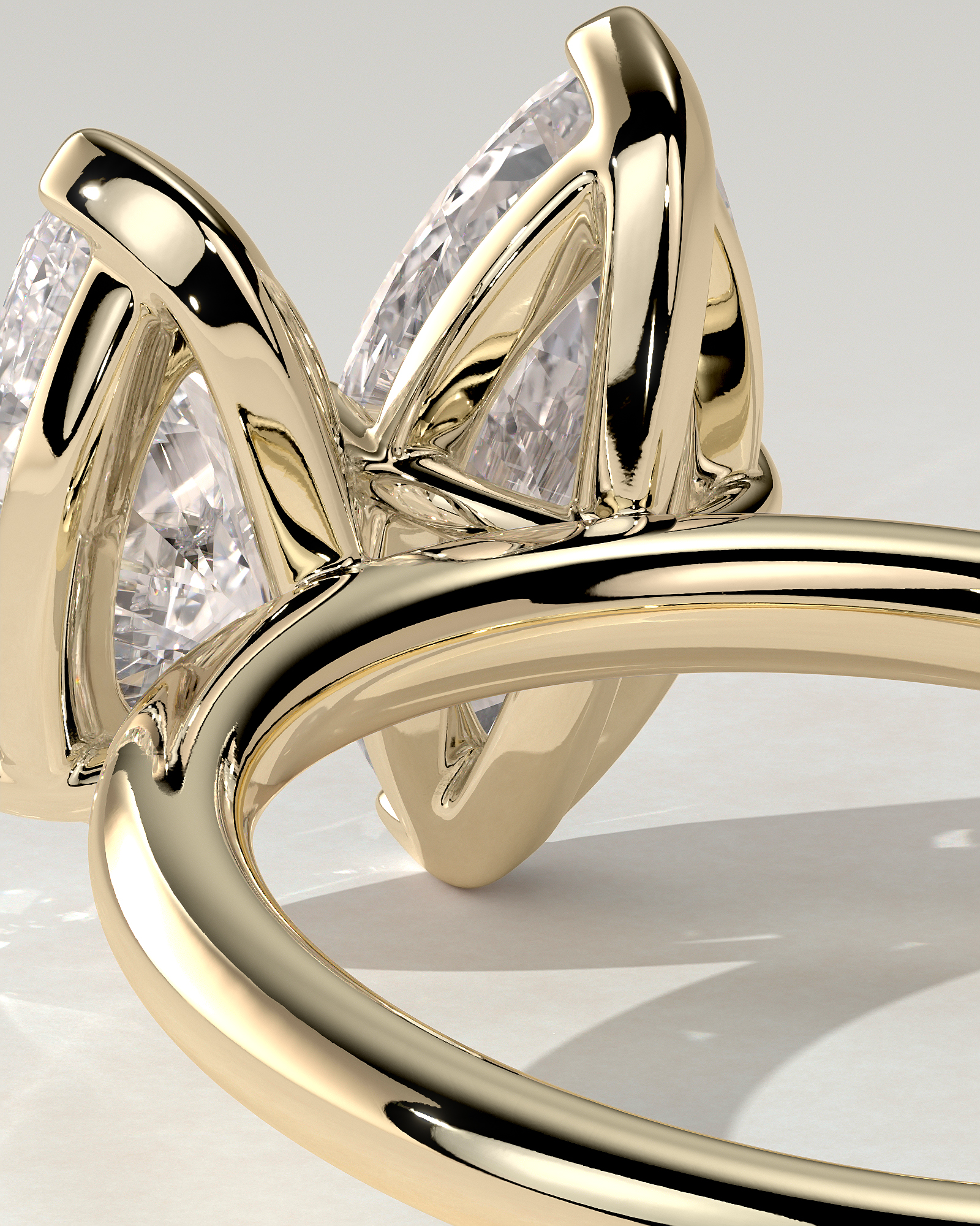 Dolly Toi Et Moi Pear Ring