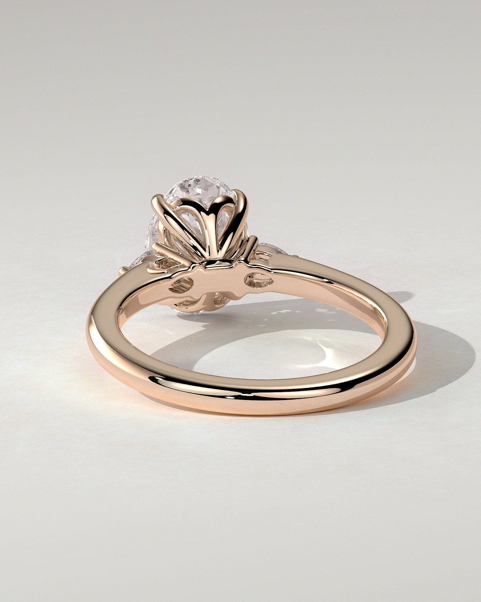 Elena Trilogy Oval Ring