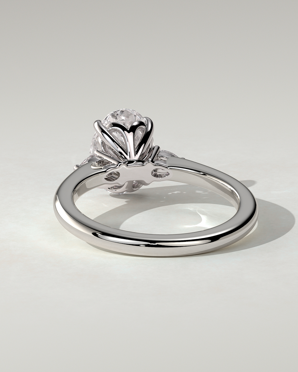 Elena Trilogy Oval Ring
