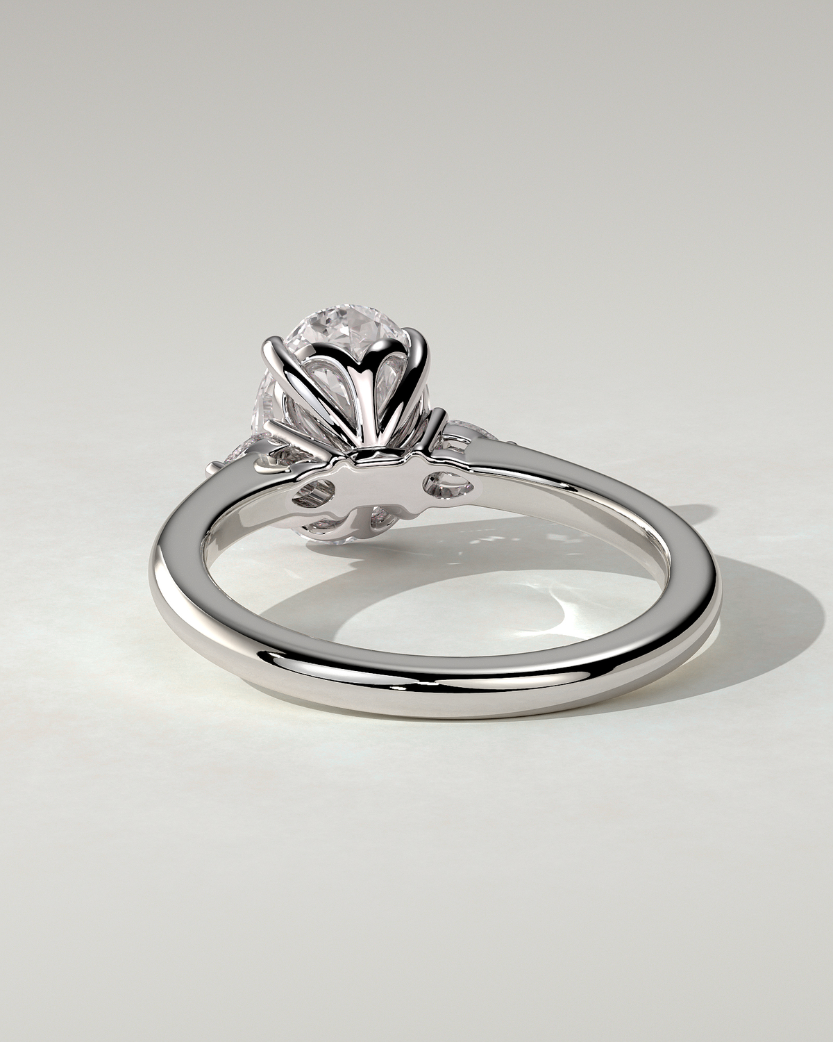 Elena Trilogy Oval Ring