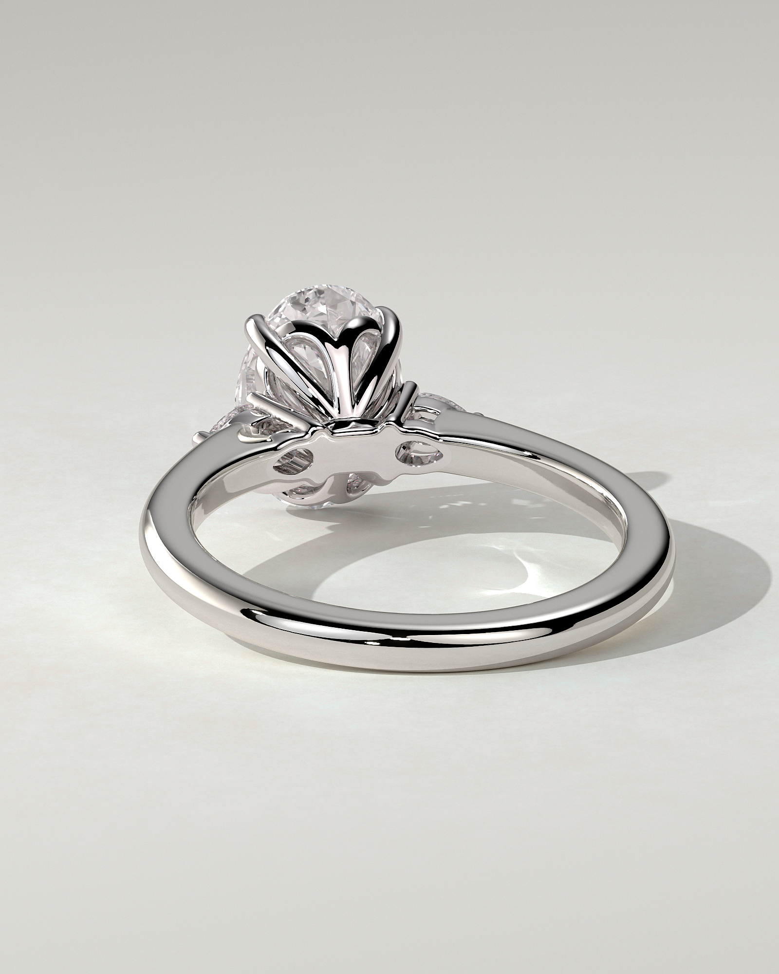 Elena Trilogy Oval Ring