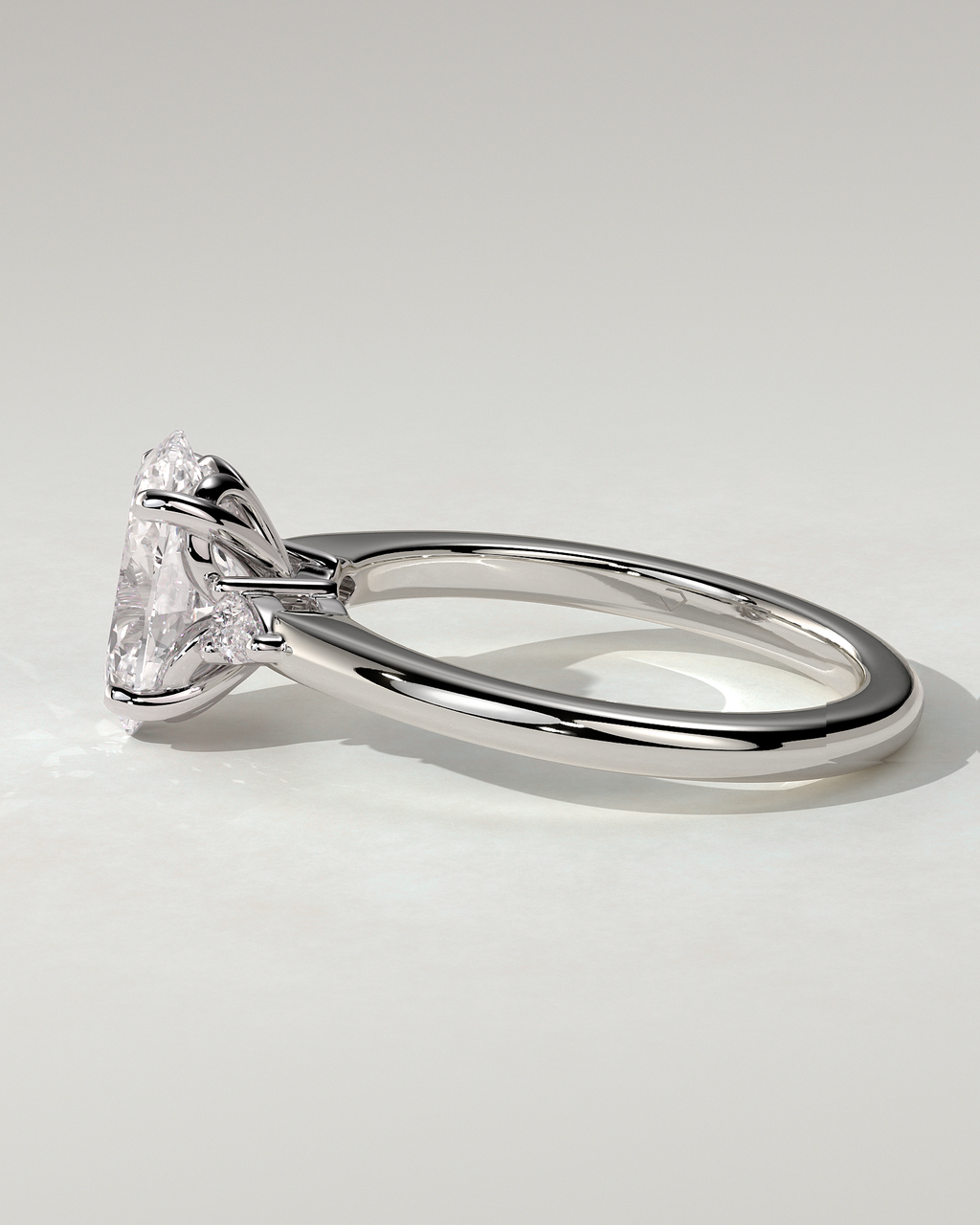 Elena Trilogy Oval Ring