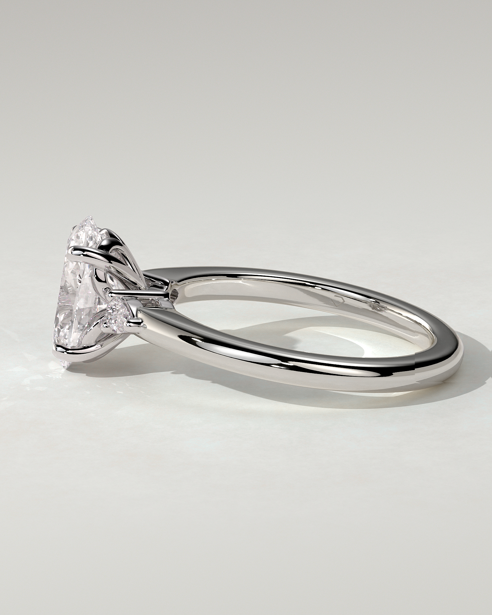 Elena Trilogy Oval Ring
