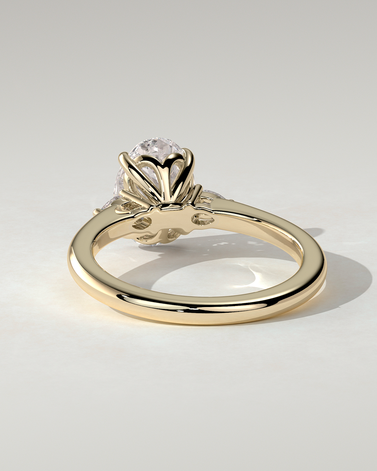 Elena Trilogy Oval Ring
