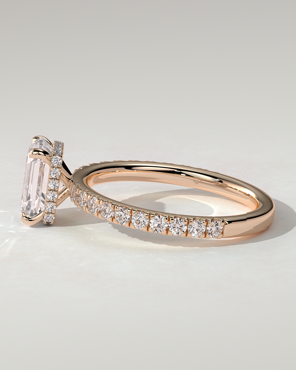 Eliana Solitaire Emerald Ring