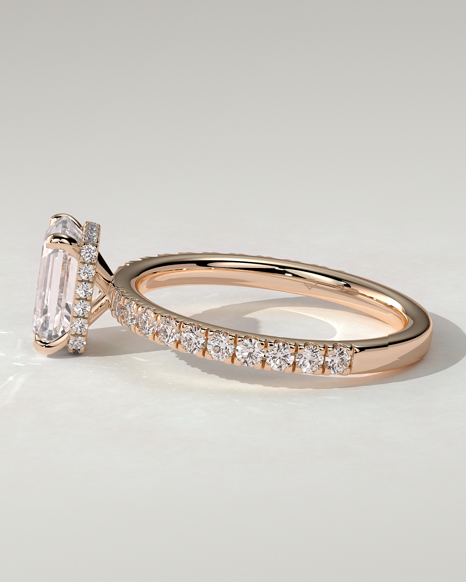 Eliana Solitaire Emerald Ring