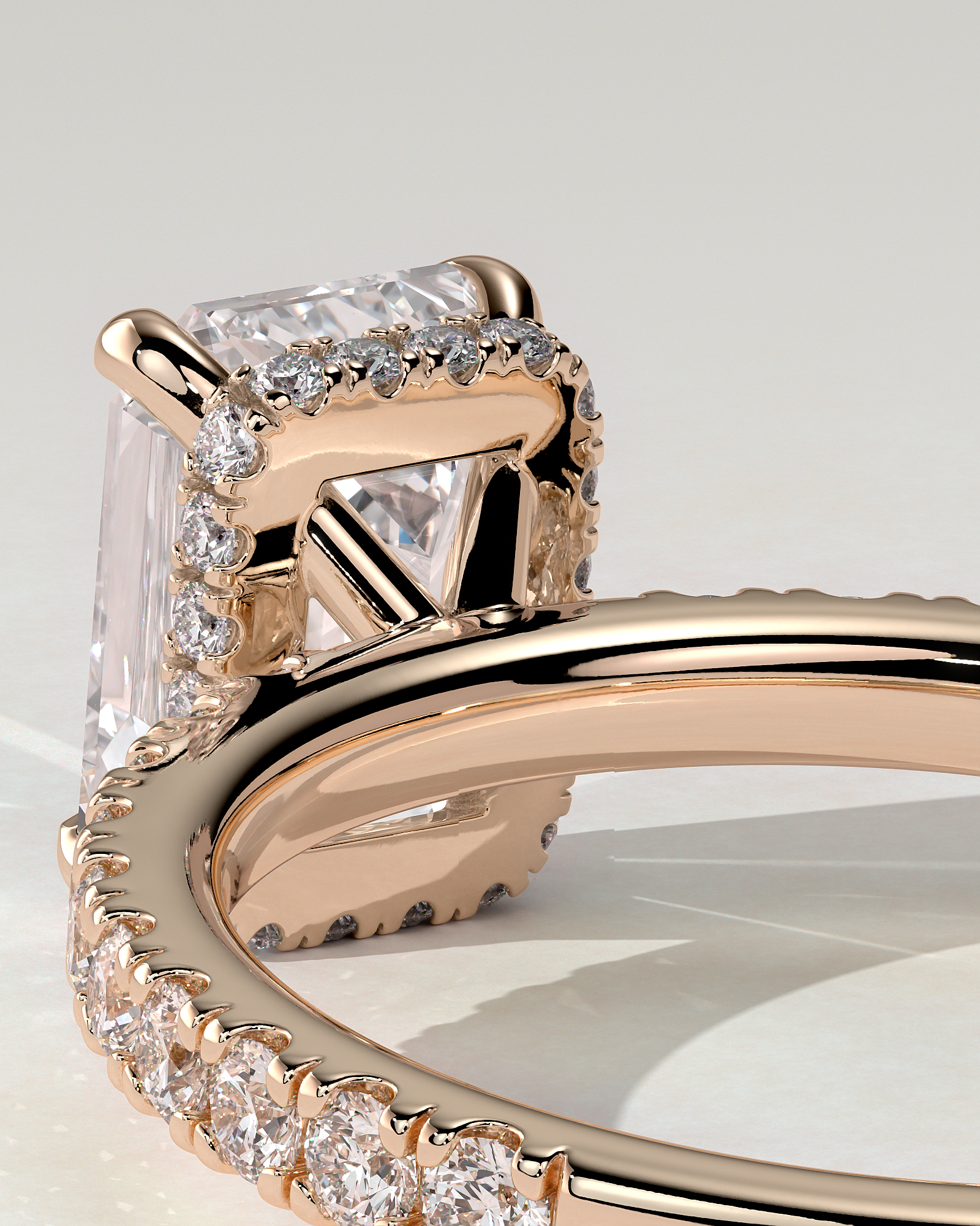 Eliana Solitaire Emerald Ring