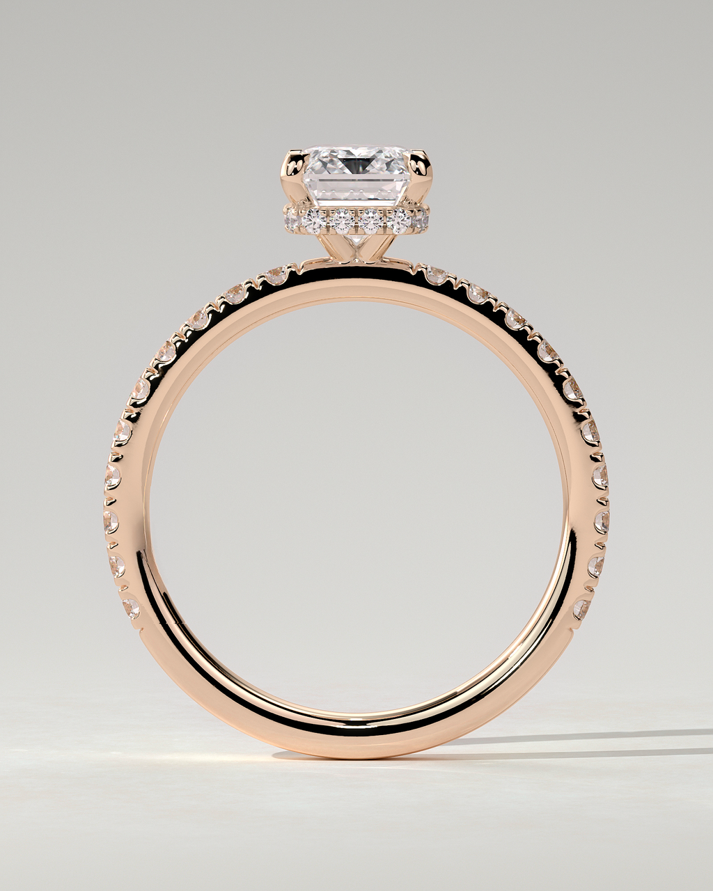 Eliana Solitaire Emerald Ring