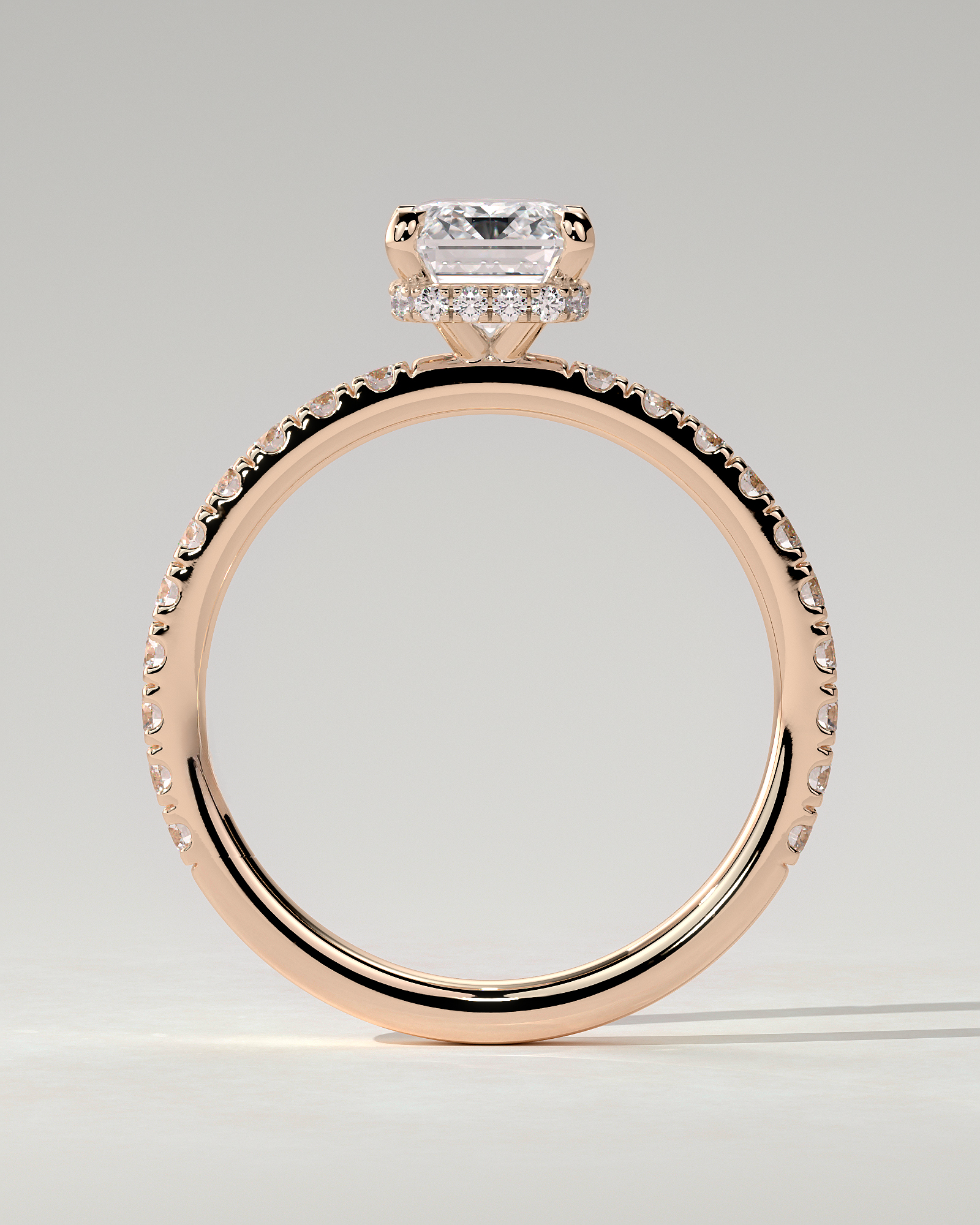 Eliana Solitaire Emerald Ring