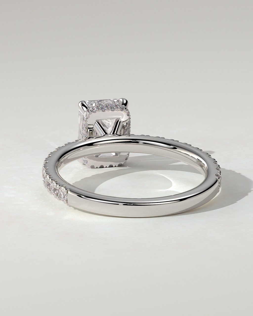 Eliana Solitaire Emerald Ring