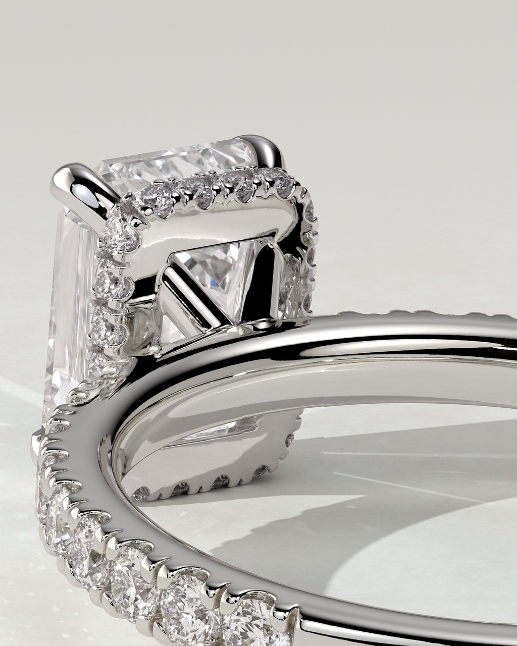 Eliana Solitaire Emerald Ring