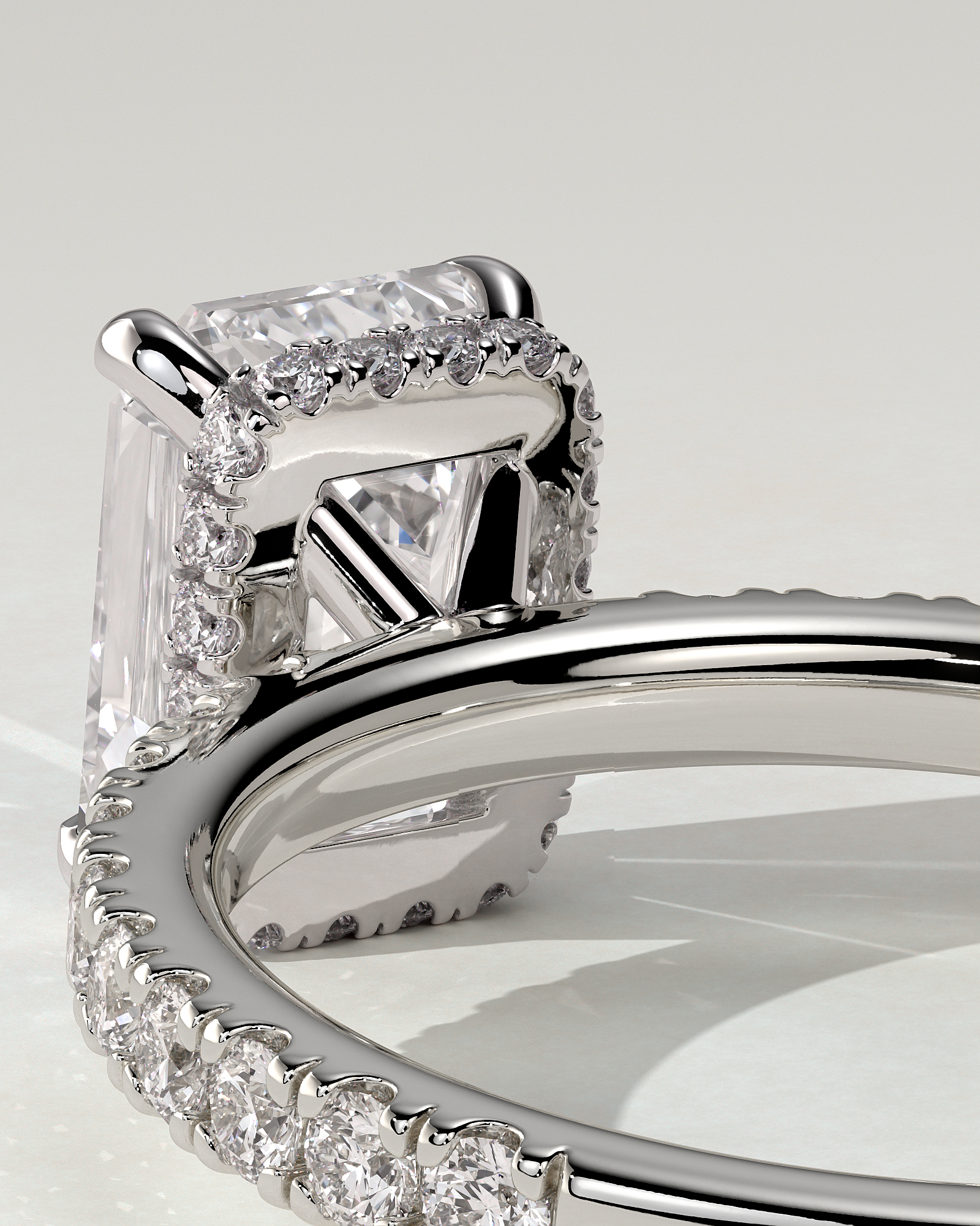 Eliana Solitaire Emerald Ring