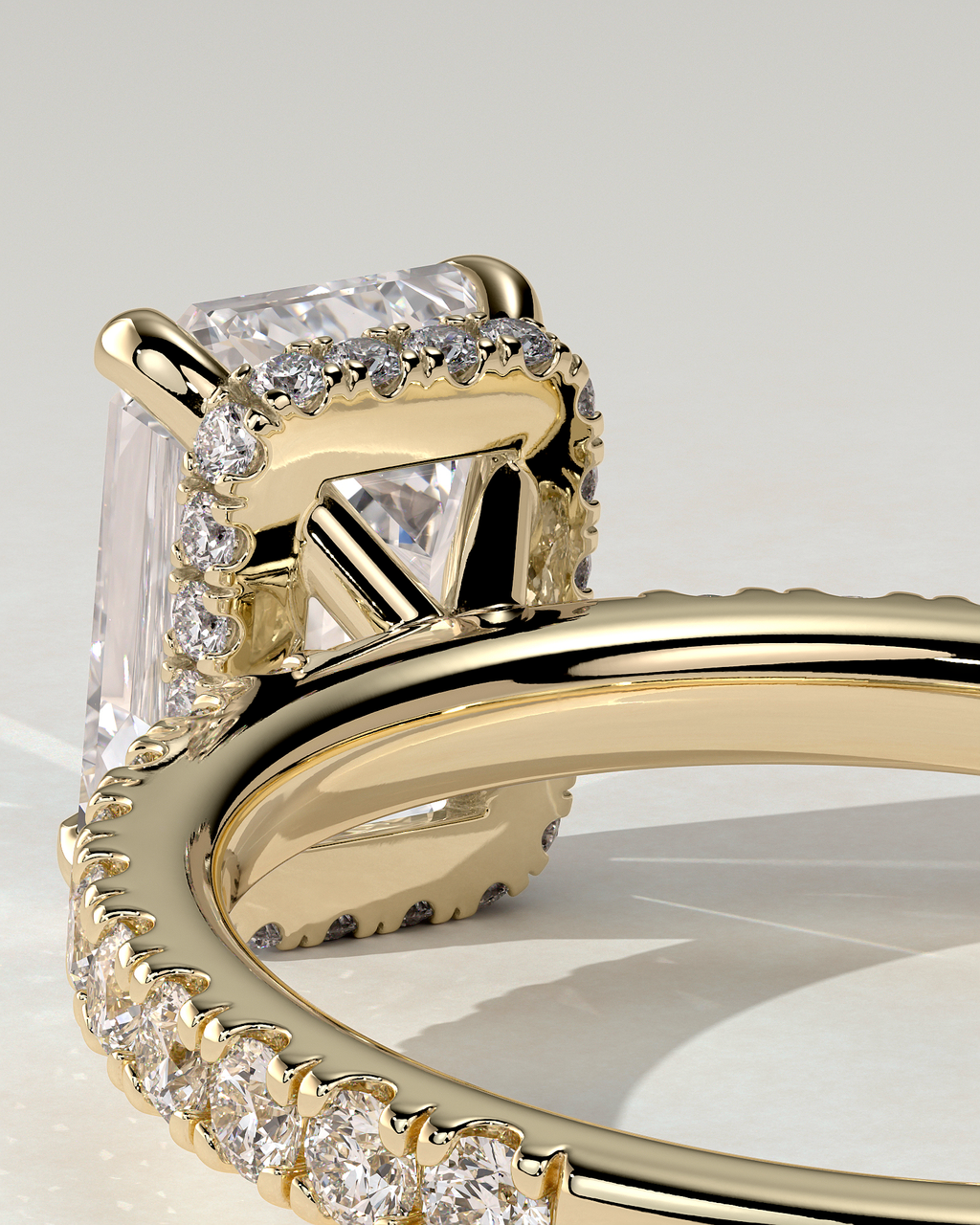 Eliana Solitaire Emerald Ring