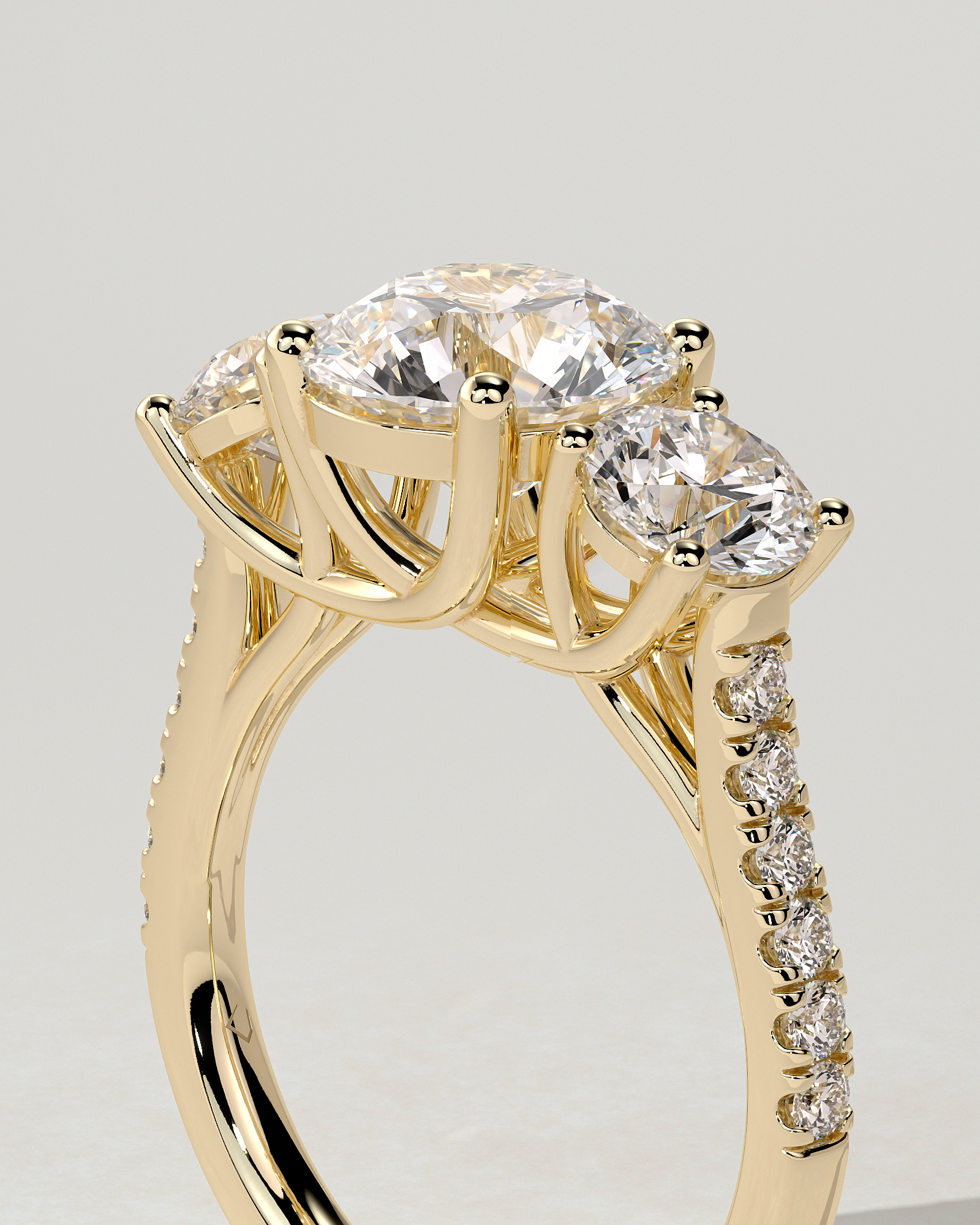 Ella Trilogy Round Ring