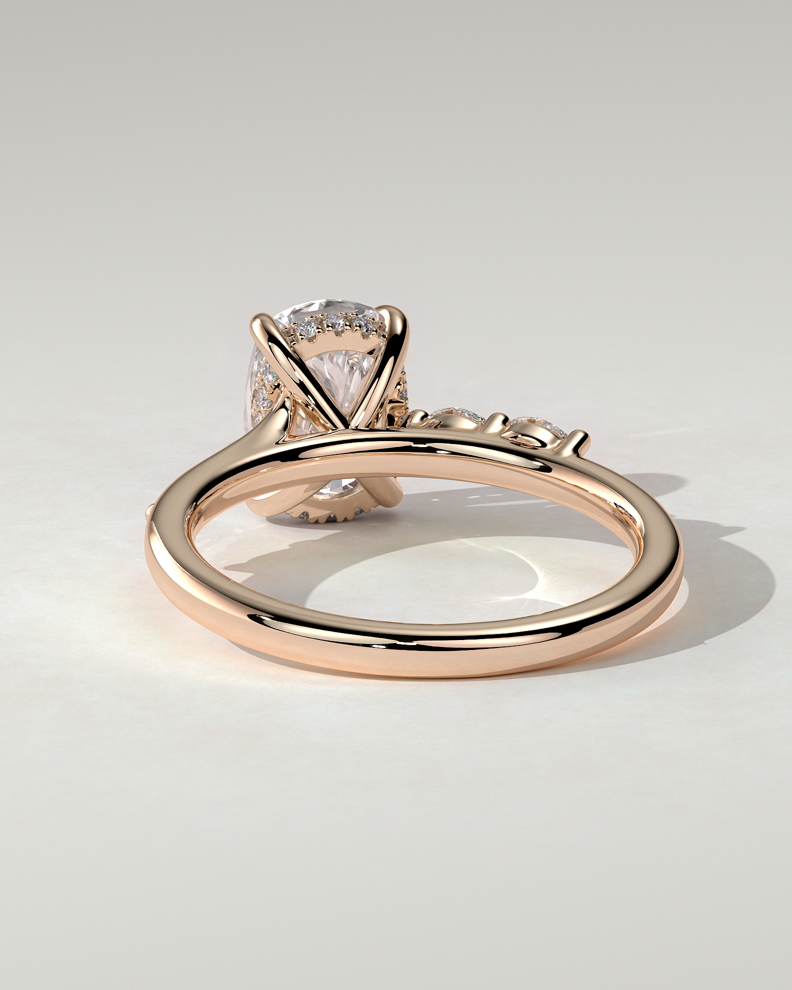 Elle Solitaire Cushion Ring