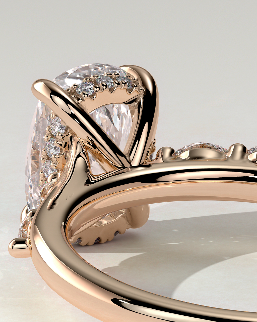 Elle Solitaire Cushion Ring