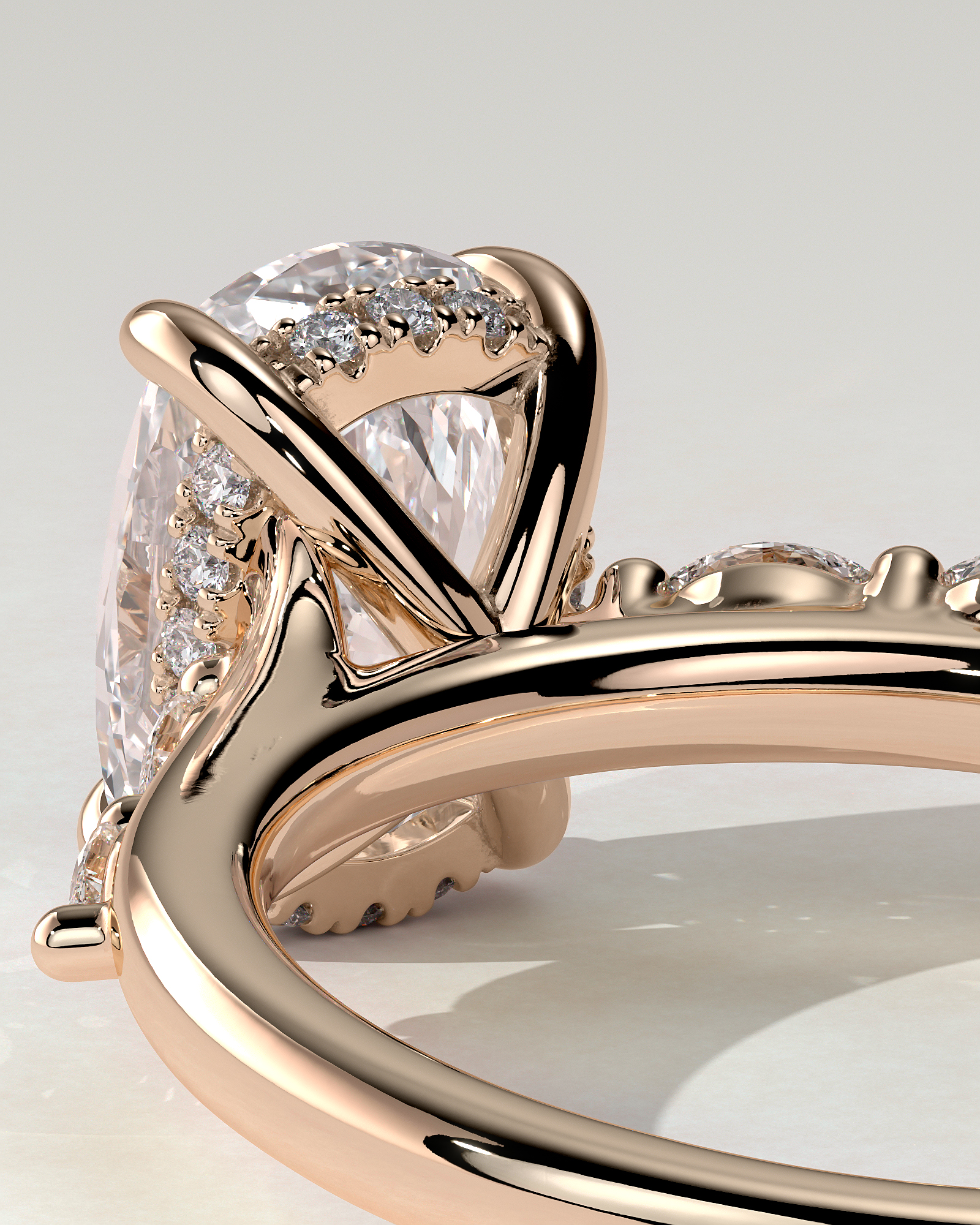 Elle Solitaire Cushion Ring